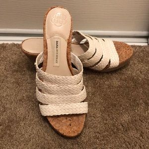 Dana Buchman Cork Wedges